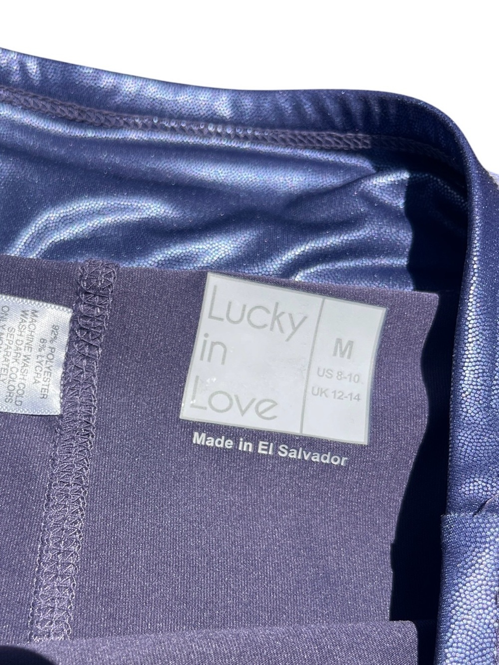 LADIES LUCKY IN LOVE ALL MATTE MYSTIQUE SKIRT Sz M - Picture 9 of 10